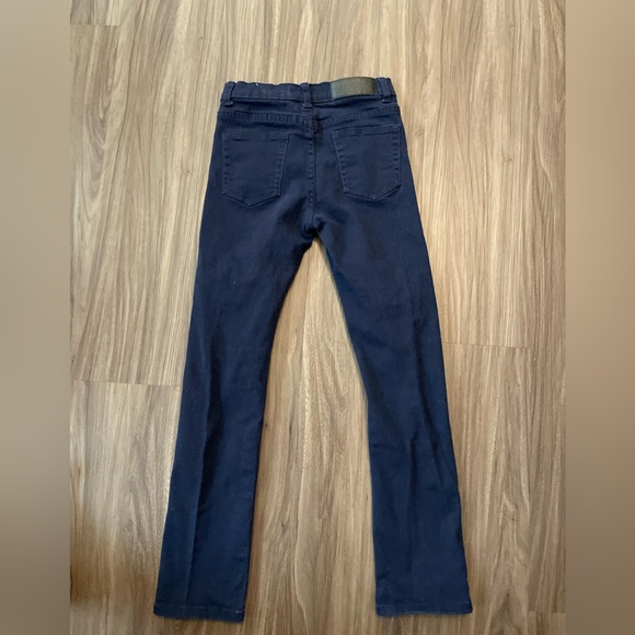 Old Skool Boys Dark Blue Straight-Leg Jeans size 10 - Picture 2 of 7